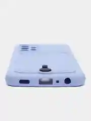 Аметистовый силиконовый противоударный чехол для Samsung Galaxy А32 4G (Самсунг А32 4G), с карманом
