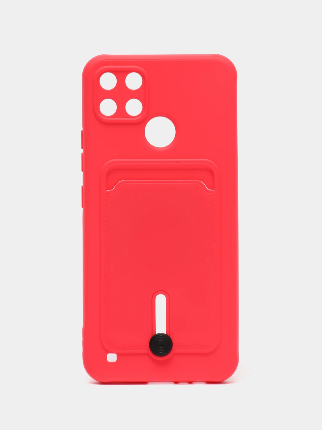Фуксия чехол Realme C21Y, силиконовый, с защитой камеры, Реалми С21У