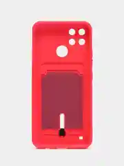 Фуксия чехол Realme C21Y, силиконовый, с защитой камеры, Реалми С21У