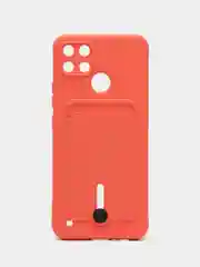 Коралловый чехол Realme C21Y, силиконовый, с защитой камеры, Реалми С21У