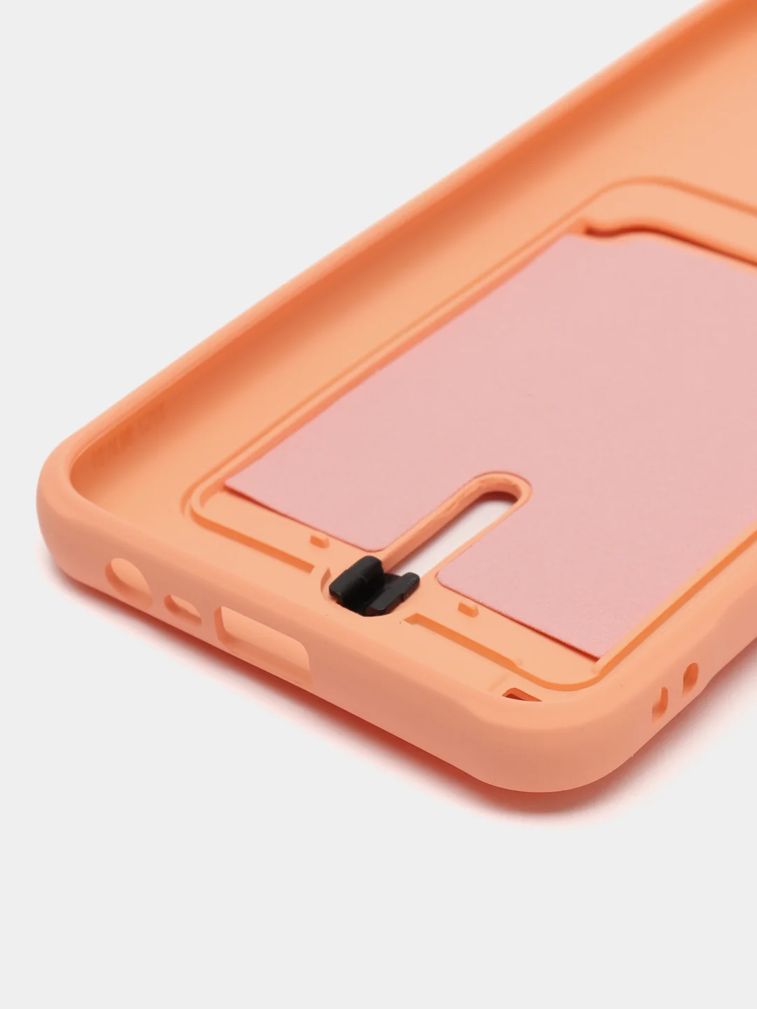 Пастельно-коралловый чехол Realme C21Y, силиконовый, с защитой камеры, Реалми С21У