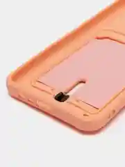 Пастельно-коралловый чехол Realme C21Y, силиконовый, с защитой камеры, Реалми С21У