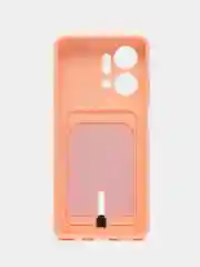 Пудровый силиконовый чехол для Huawei Honor X7a, Хонор X7а, защита камеры