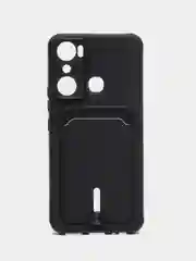 Черный силиконовый чехол для Infinix Hot 20i (инфиникс хот 20i)