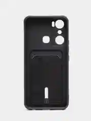 Черный силиконовый чехол для Infinix Hot 20i (инфиникс хот 20i)