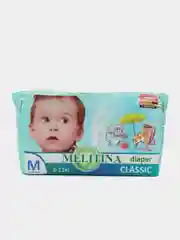 Подгузники Melitina для детей Classic размер M, 6-11 кг, 176 шт, 50-8403, памперсы детские