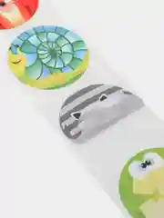 Индиго набор круглых наклеек, диаметр 2,5 см