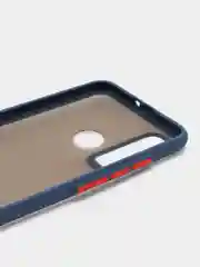 Синий чехол противоударный, матовый, Honor 7A/Y5 2018, 10I/10 Lite, 8A/Y6 2019, 9C/P40 lite E