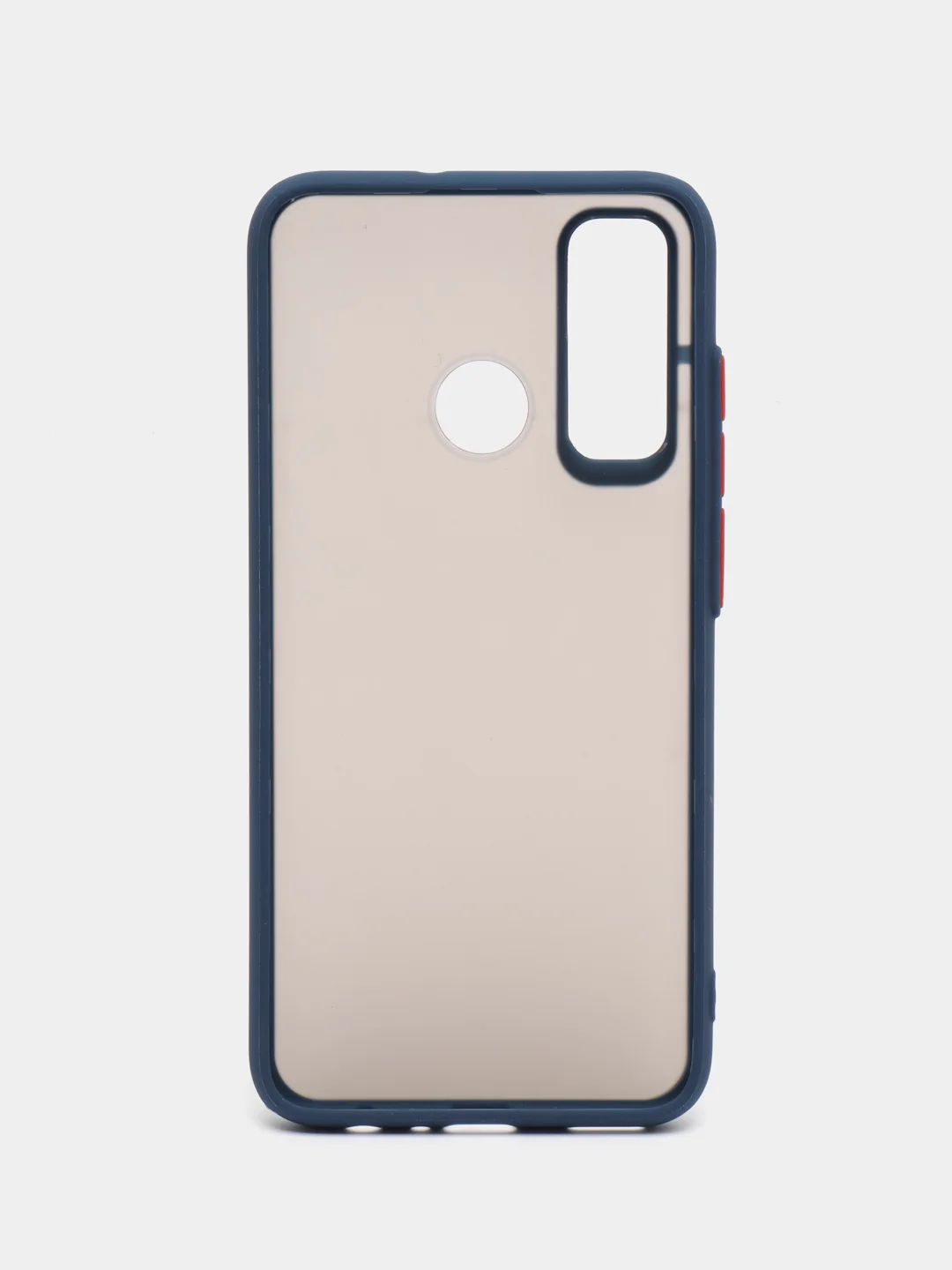 Синий чехол противоударный, матовый, Honor 7A/Y5 2018, 10I/10 Lite, 8A/Y6 2019, 9C/P40 lite E