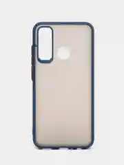Синий чехол противоударный, матовый, Honor 7A/Y5 2018, 10I/10 Lite, 8A/Y6 2019, 9C/P40 lite E