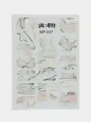 Наклейки плёнки для ногтей разводы, линии, MP037, для маникюра и педикюра