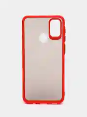 Красный чехол противоударный матовый для Samsung A01 Core, A10, A20/A30, A50, A70, M31, M21