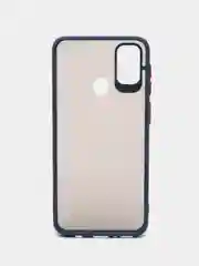 Синий чехол противоударный матовый для Samsung A01 Core, A10, A20/A30, A50, A70, M31, M21