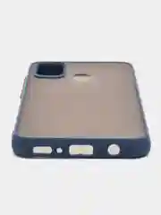 Синий чехол противоударный матовый для Samsung A01 Core, A10, A20/A30, A50, A70, M31, M21