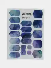 Наклейки плёнки для ногтей разводы, MP044, для маникюра и педикюра