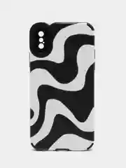 Слоновая кость чехол на iPhone X/XS, 11, 12, 13, 14, 15 Pro, Pro Max, рифленый