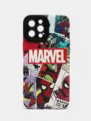 Красный чехол на iPhone X/XS, 11, 12, 13, 14, 15 Pro, Pro Max, рифленый