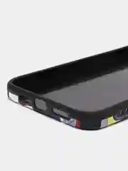 Красный чехол на iPhone X/XS, 11, 12, 13, 14, 15 Pro, Pro Max, рифленый