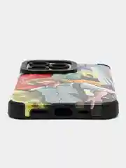 Разноцветный чехол на iPhone X/XS, 11, 12, 13, 14, 15 Pro, Pro Max, рифленый