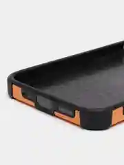 Оранжевый чехол на iPhone X/XS, 11, 12, 13, 14, 15 Pro, Pro Max, рифленый
