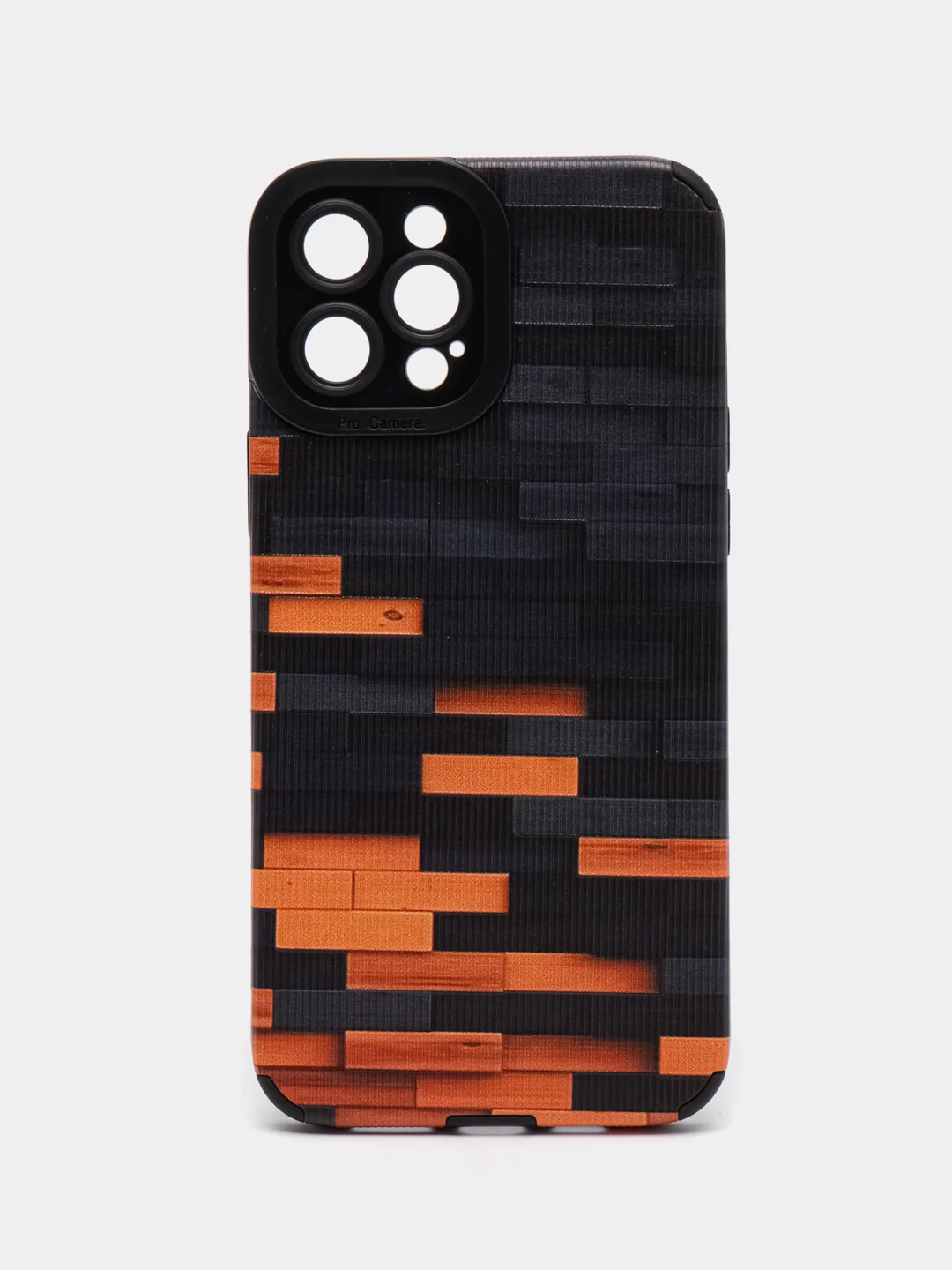 Угольный чехол на iPhone X/XS, 11, 12, 13, 14, 15 Pro, Pro Max, рифленый