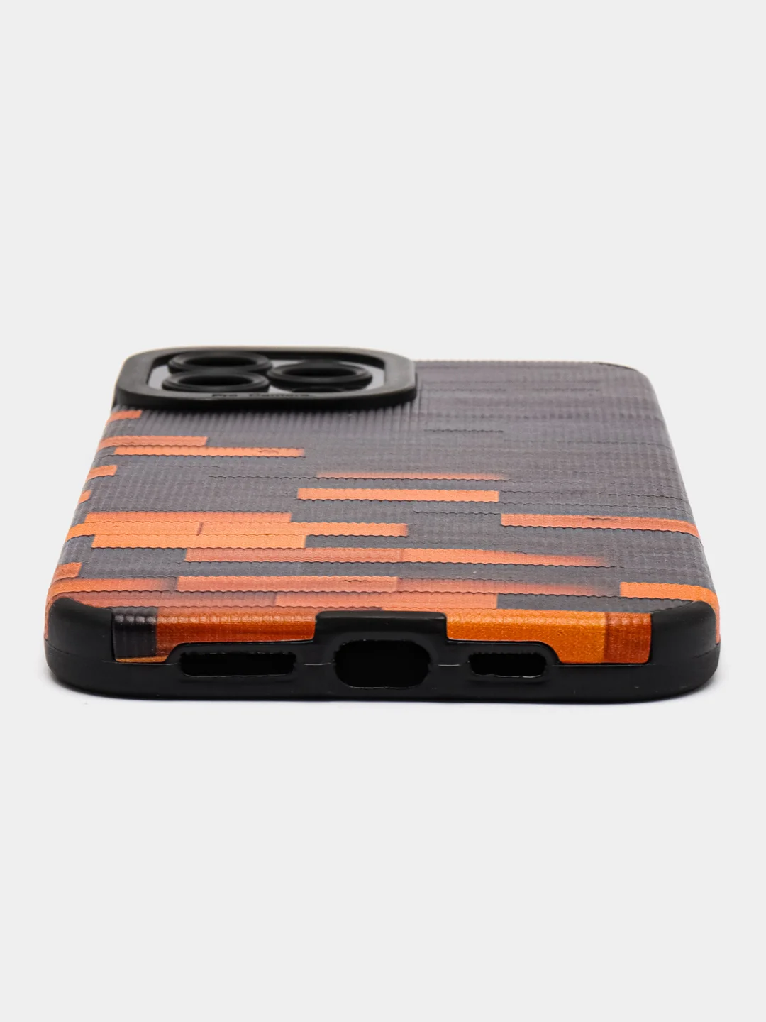 Угольный чехол на iPhone X/XS, 11, 12, 13, 14, 15 Pro, Pro Max, рифленый