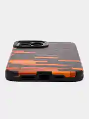 Угольный чехол на iPhone X/XS, 11, 12, 13, 14, 15 Pro, Pro Max, рифленый