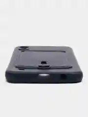 Темно-синий чехол для Samsung Galaxy A10 (Самсунг Галакси А10), с карманом для карт