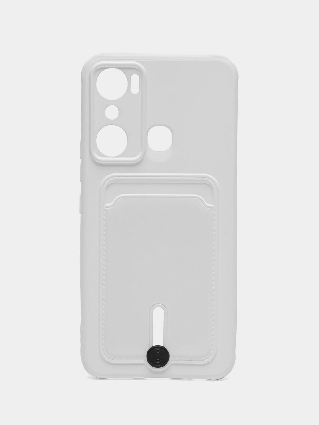 Белый силиконовый чехол для Infinix Hot 20i (инфиникс хот 20i)