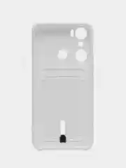 Белый силиконовый чехол для Infinix Hot 20i (инфиникс хот 20i)