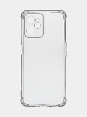 Чехол для Realme C35 (5G) / Realme 50A Prime прозрачный, силиконовый, с усиленными углами