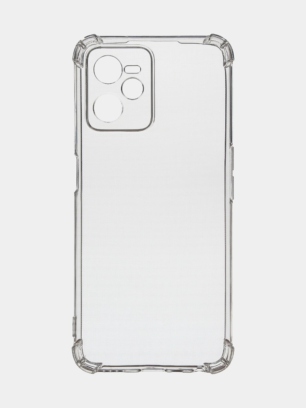 Чехол для Realme C35 (5G) / Realme 50A Prime прозрачный, силиконовый, с усиленными углами