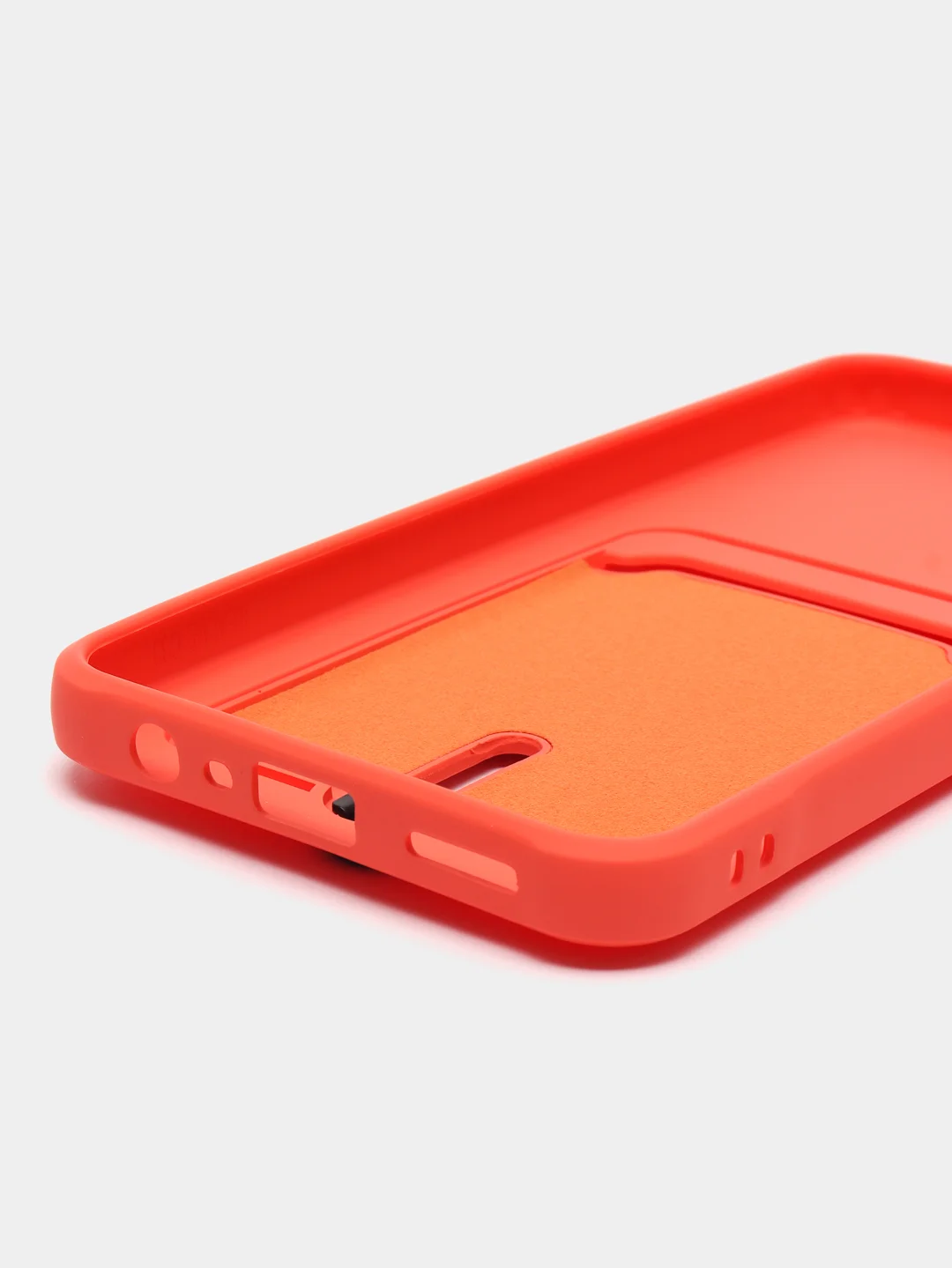 Коралловый силиконовый чехол для Realme C33 (Реалми С33), прозрачный