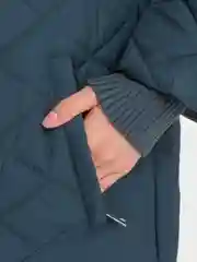 Индиго куртка женская, демисезонная, утепленная