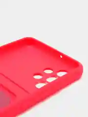Фуксия силиконовый противоударный чехол для Samsung Galaxy А32 4G (Самсунг А32 4G), с карманом