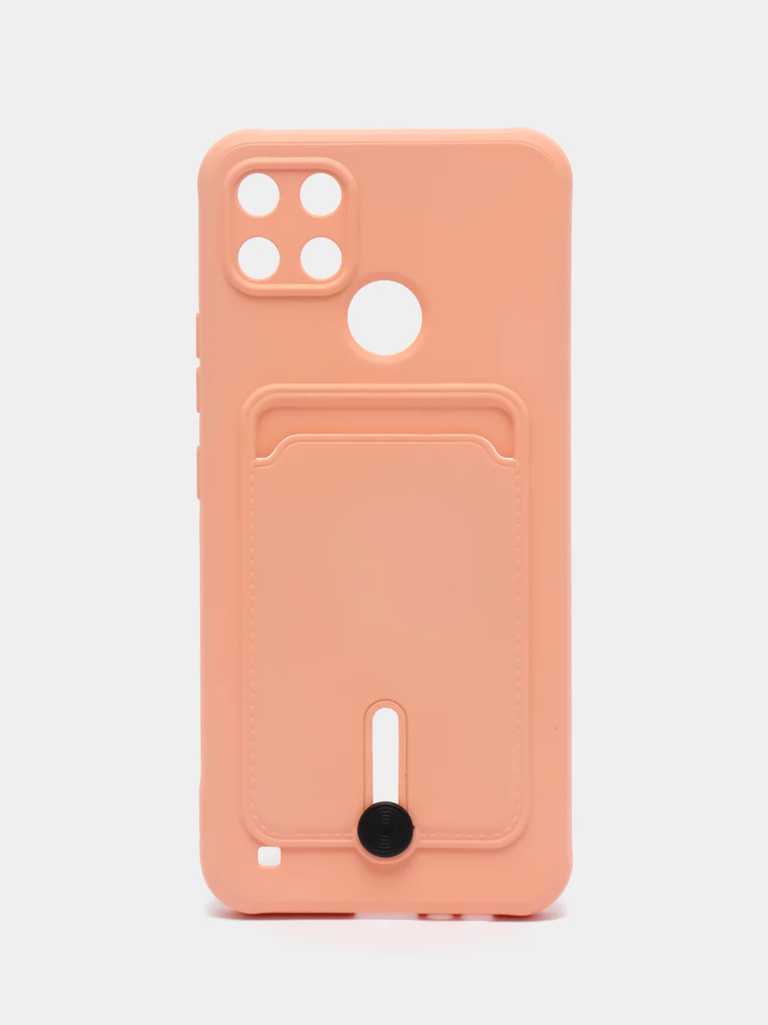 Пудровый чехол Realme C21Y, силиконовый, с защитой камеры, Реалми С21У