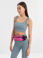 Розовый сумка на пояс, спортивная, унисекс