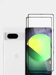 Прозрачный 1-2 шт стекло для Google Pixel 7 защитное BROSCORP с олеофобным покрытием и черной рамкой