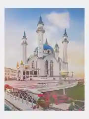 Слоновая кость алмазная мозаика на подрамнике, 40 х 50 см, "Кул-Шариф, пейзаж,  природа,  лебеди, ангел"