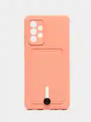 Пастельно-коралловый чехол Samsung Galaxy A52 4G (Самсунг Галакси А52 4Ж) силиконовый, противоударный