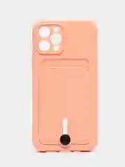 Пудровый защитный чехол для iPhone 12 Pro (Айфон 12 Про) силиконовый