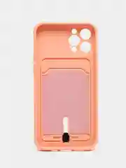 Пудровый защитный чехол для iPhone 12 Pro (Айфон 12 Про) силиконовый