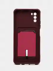 Тёмно-бордовый силиконовый чехол для Xiaomi POCO M3 (Сяоми Поко М3)