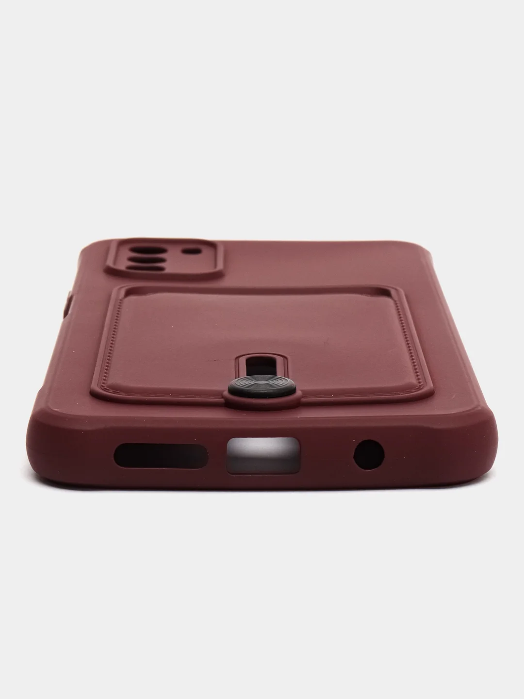 Тёмно-бордовый силиконовый чехол для Xiaomi POCO M3 (Сяоми Поко М3)
