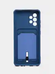 Синий чехол Samsung Galaxy A52 4G (Самсунг Галакси А52 4Ж) силиконовый, противоударный