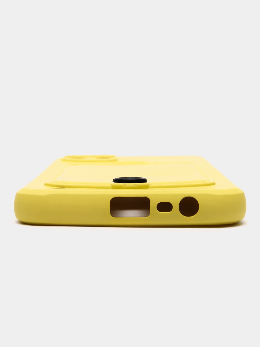 Желтый чехол Realme C21Y, силиконовый, с защитой камеры, Реалми С21У