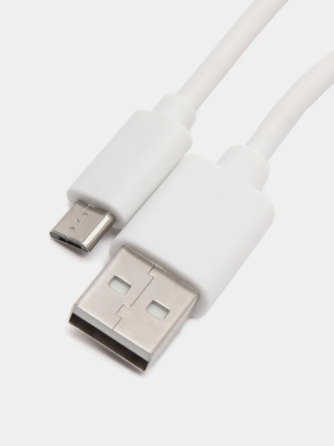 Кабель белый Usb 2.0-micro Usb, 1 м, Sonnen, медь, для передачи данных и зарядки, 513557