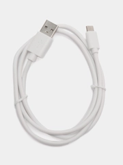 Кабель белый Usb 2.0-micro Usb, 1 м, Sonnen, медь, для передачи данных и зарядки, 513557