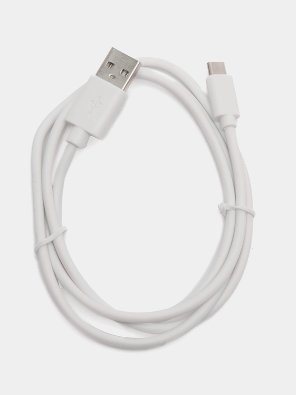 Кабель белый Usb 2.0-micro Usb, 1 м, Sonnen, медь, для передачи данных и зарядки, 513557