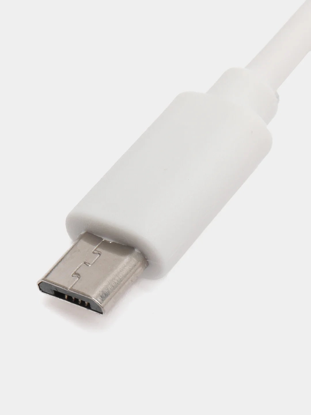 Кабель белый Usb 2.0-micro Usb, 1 м, Sonnen, медь, для передачи данных и зарядки, 513557